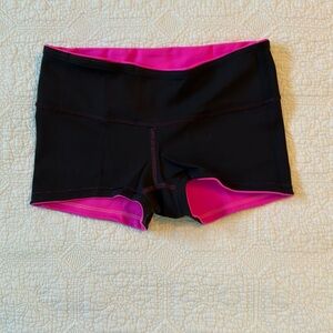 lululemon reversible workout shorts